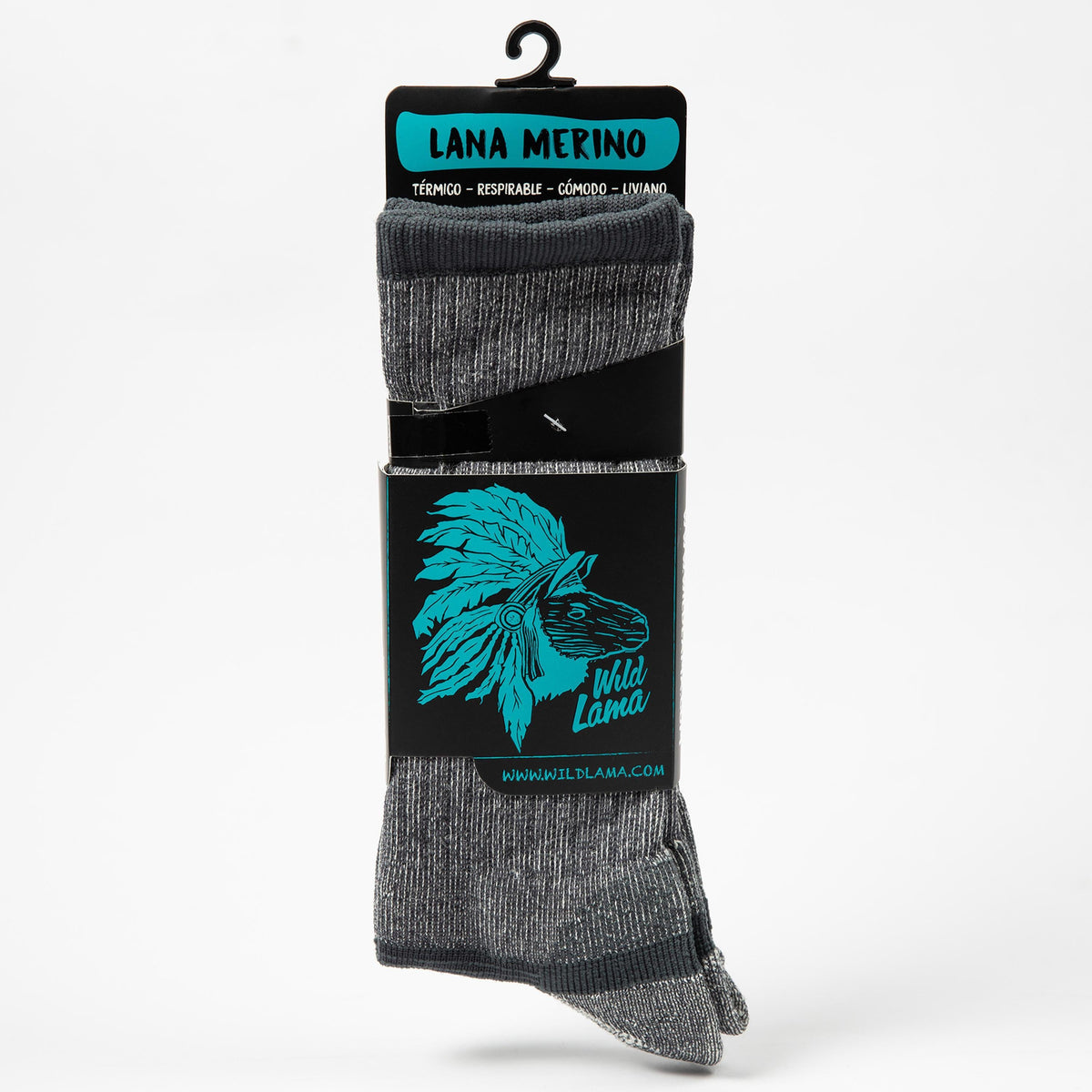 Merino Wool Socks Men - Black & Dark Gray