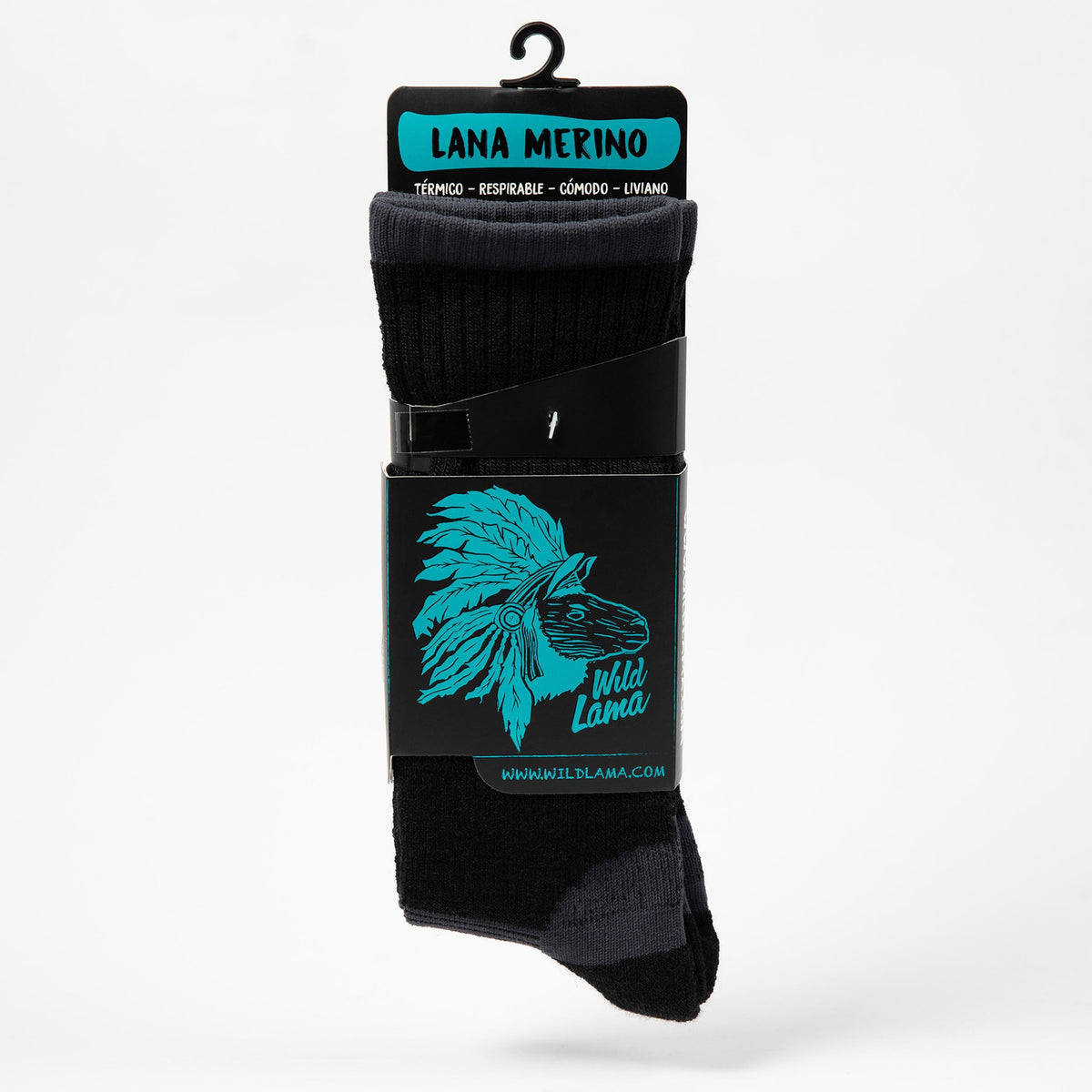 Merino Wool Socks Men - Black