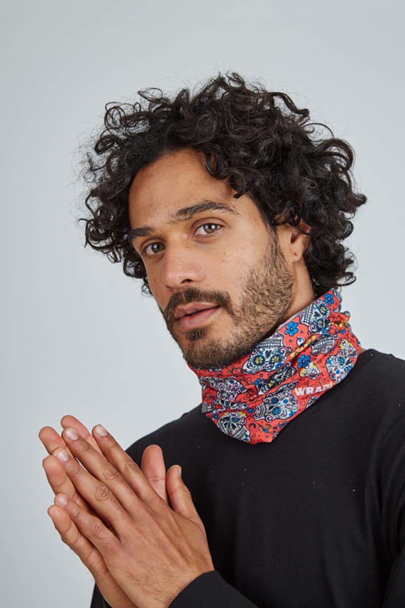 Floral Skulls Wrap