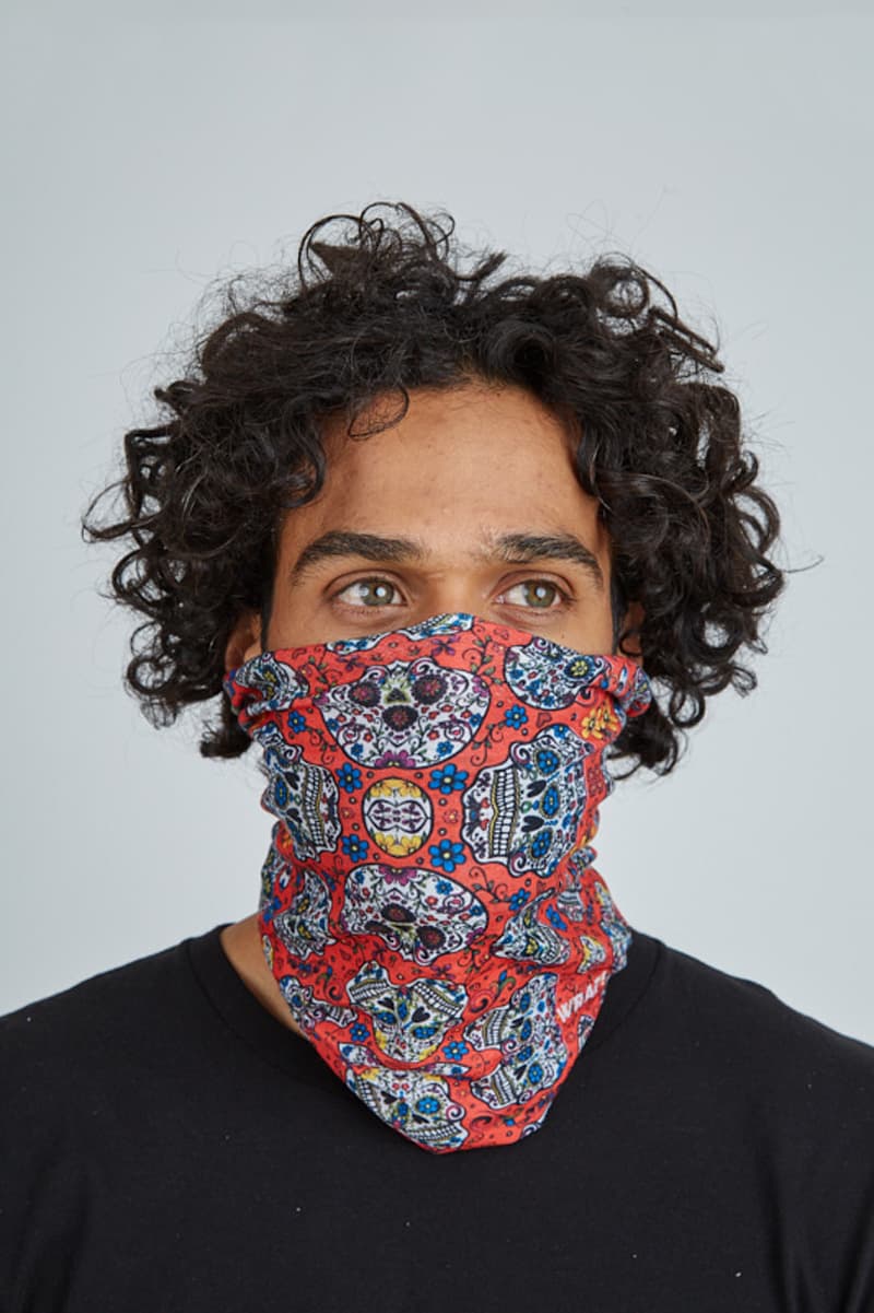 Floral Skulls Wrap