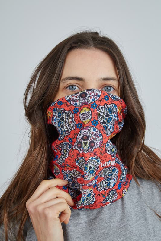 Floral Skulls Wrap