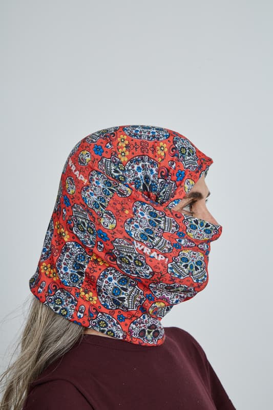 Floral Skulls Wrap