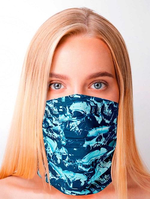 Blue Skull Wrap WRAP! 