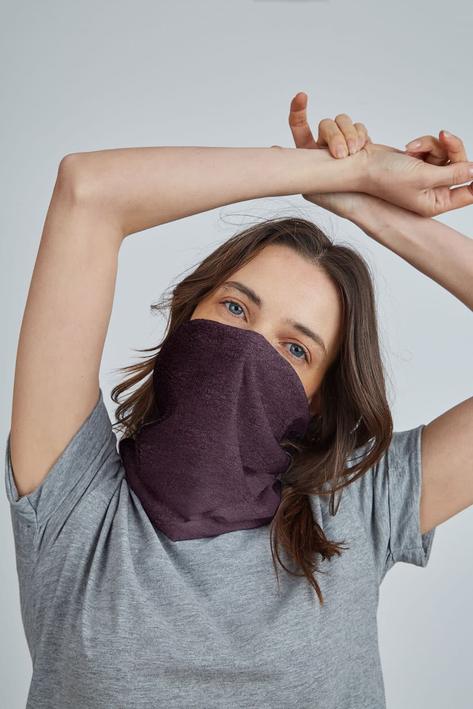 Merino Wrap Maroon