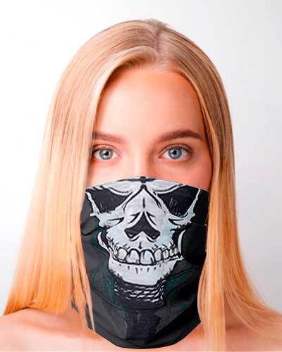 Teal Skull Wrap