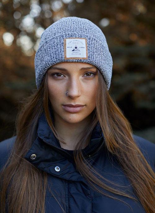 Urban White & Middle Gray Beanie BEANIE WILD WRAP! 
