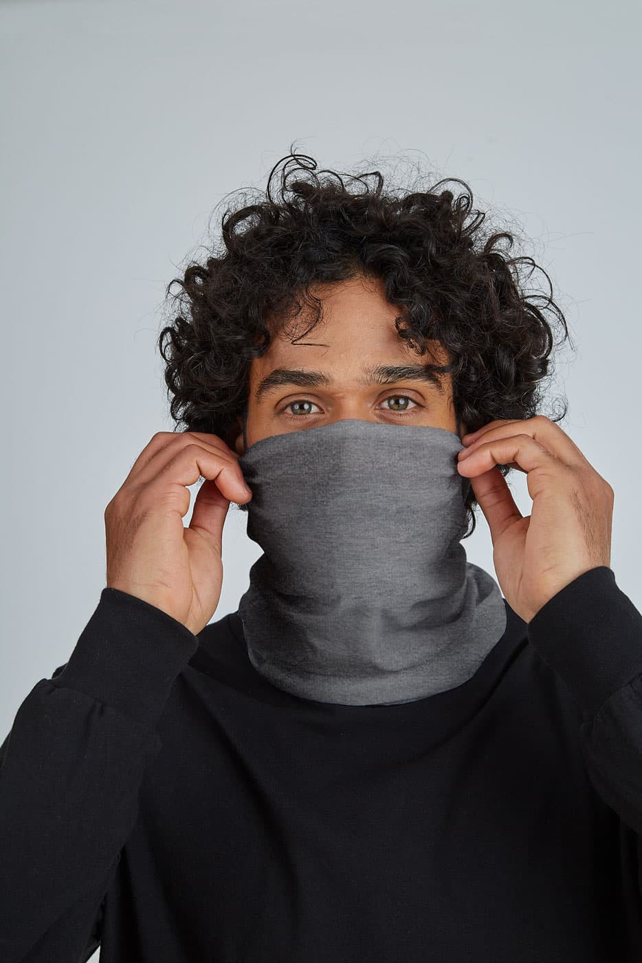 Merino Wrap Gray Melange